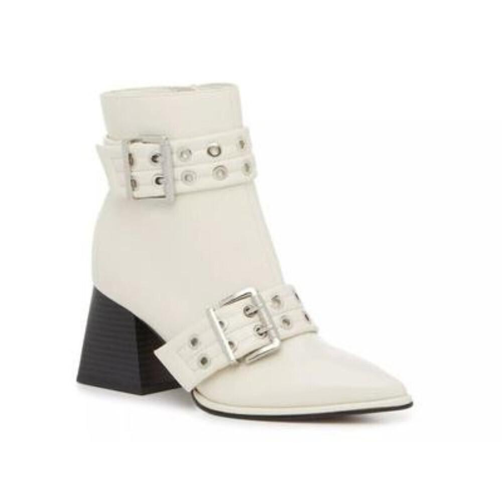 Mix No. 6 Naeve Boots Women's US 6 Turtle Dove Ivory Pointed Toe Bootie GAL156